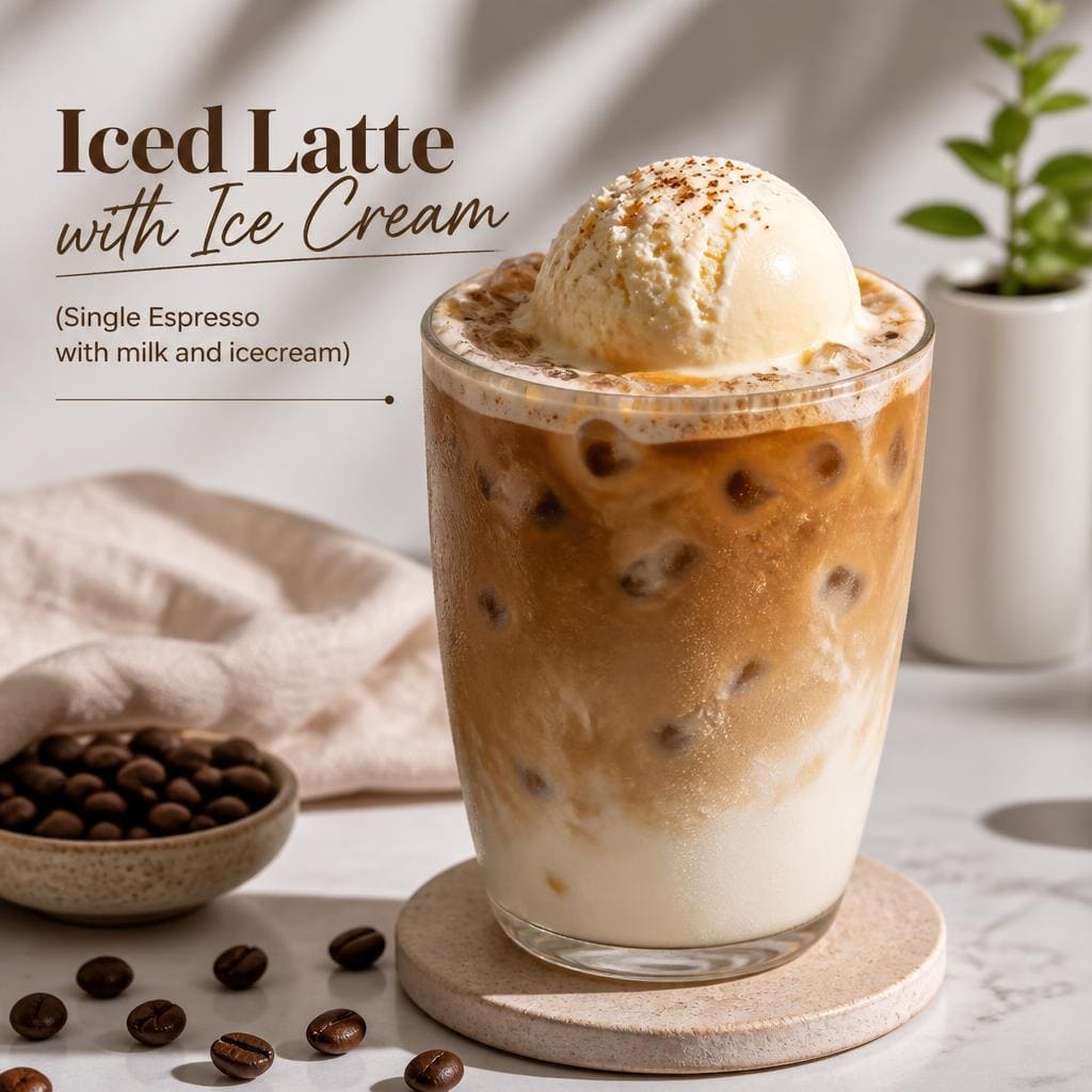 Iced Latte with Ice Cream Turning Point